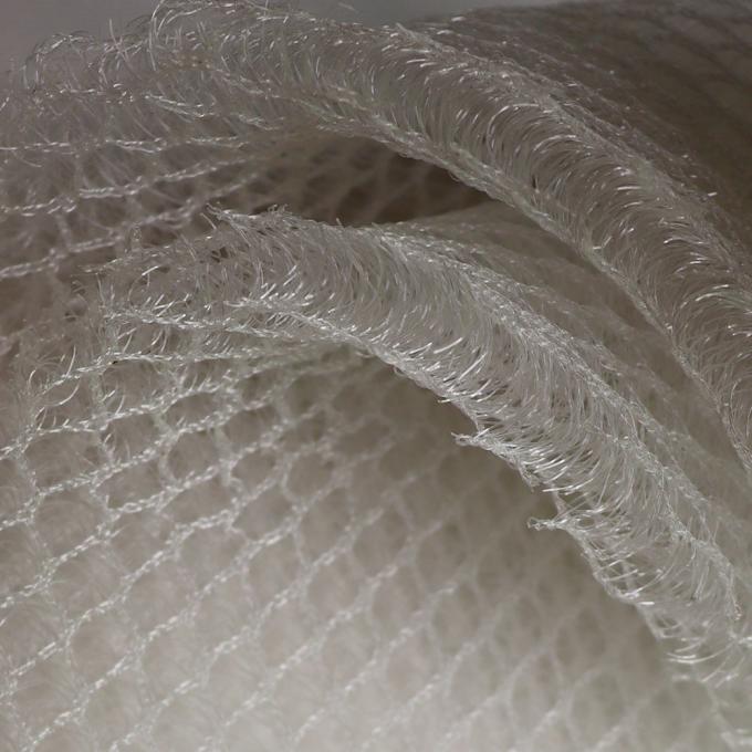 10mm ถึง 20MM ผ้าพอลิเอสเตอร์ 3d Mesh 3D Spacer Mesh 580GSM 3