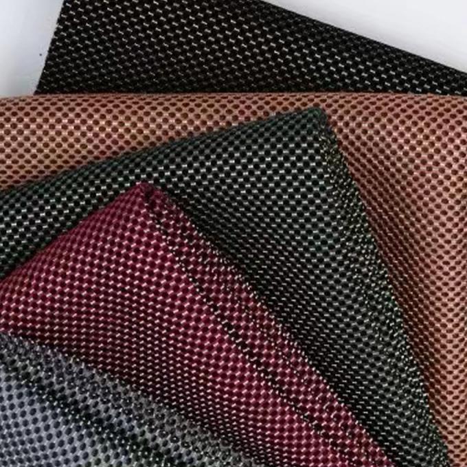 320 - 400GSM วัสดุ 3D Mesh วัสดุ Polyester Mesh สําหรับกระเป๋าเดินทาง 1