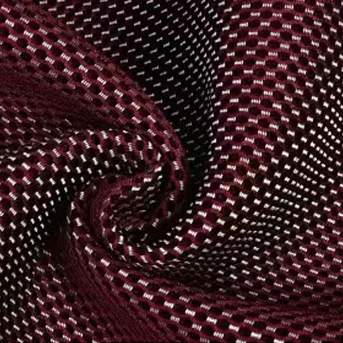 320 - 400GSM วัสดุ 3D Mesh วัสดุ Polyester Mesh สําหรับกระเป๋าเดินทาง 2