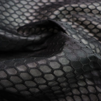 Good price เนื้อผ้าพอลิเอสเตอร์ Mesh 100% สายผูก Airmesh หายใจ สายผูก Spacer Mesh เนื้อผ้าสีดํา Fine Mesh ออนไลน์