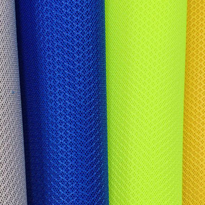 Good price 320GSM เนื้อผ้า 3D Mesh น้ําหนักเบา เนื้อผ้า Polyester Air Mesh หายใจ 58IN ออนไลน์