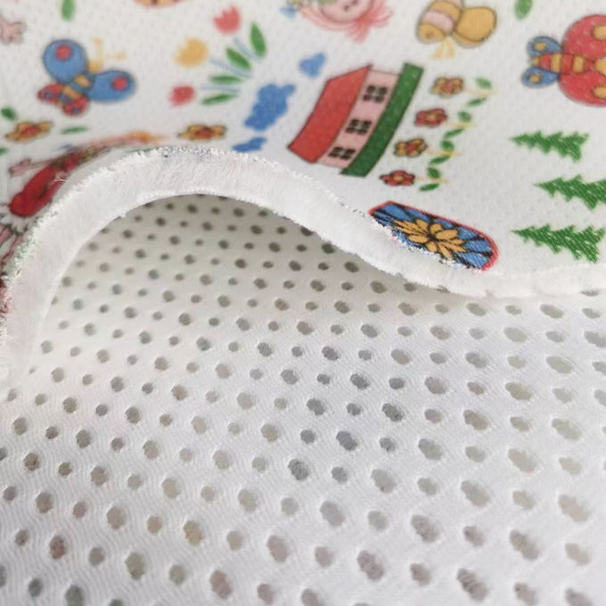 Baby Design 6mm 3D Spacer Mesh 600GSM เครือข่ายอากาศที่หายใจสําหรับกระเป๋า 7