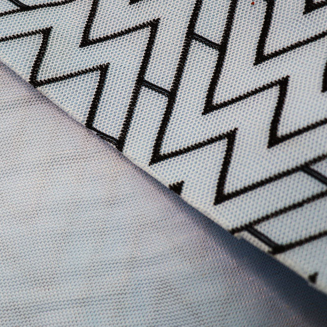 สีสอง 3D Spacer Mesh ล่าง stretchable Airmesh โพลีเอสเตอร์ แอทเลติก Mesh Fabric 0