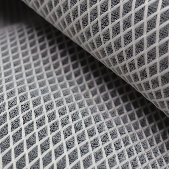 สีดํา 2mm Spacer Mesh Fabric สายลมผ่านอากาศสูง Filter สายลมผ่านอากาศ 0