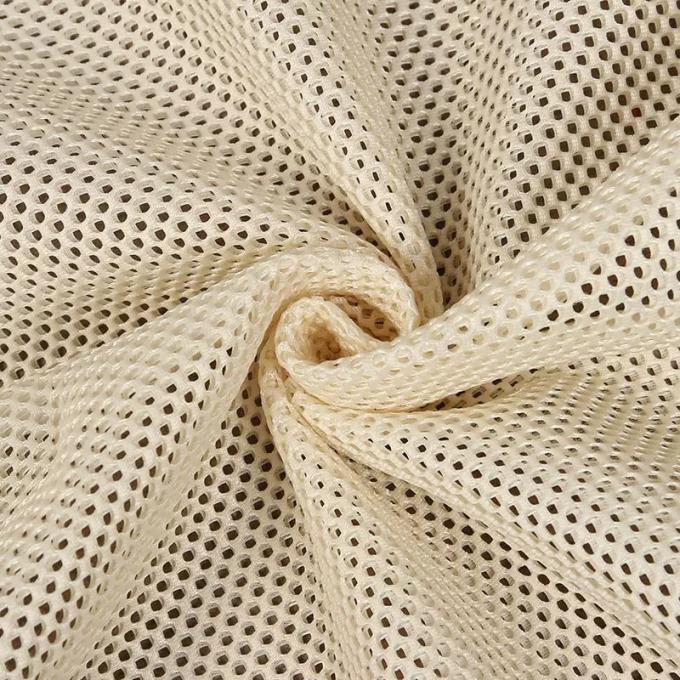 ผ้า 100% โพลีเอสเตอร์ Airmesh ผ้าผูก Airmesh หายใจ Air Mesh ผ้า Spacer Mesh ผ้าสําหรับ Beding 2