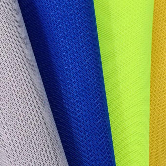 320GSM เนื้อผ้า 3D Mesh น้ําหนักเบา เนื้อผ้า Polyester Air Mesh หายใจ 58IN 4