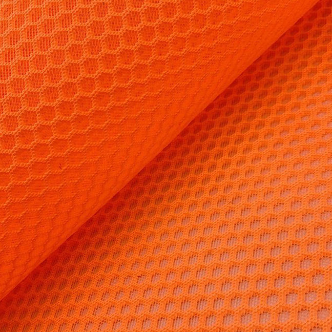 100% โพลีเอสเตอร์รีไซเคิล โพลีเอสเตอร์เมช เครื่องผูก Airmesh วัสดุ 3D Mesh 7