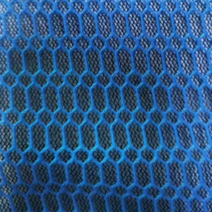 วัสดุ 3 มิลลิเมตร สีเทา 3D Mesh 100 เปอร์เซ็นต์พอลิเอสเตอร์ Mesh เนื้อผ้า 0