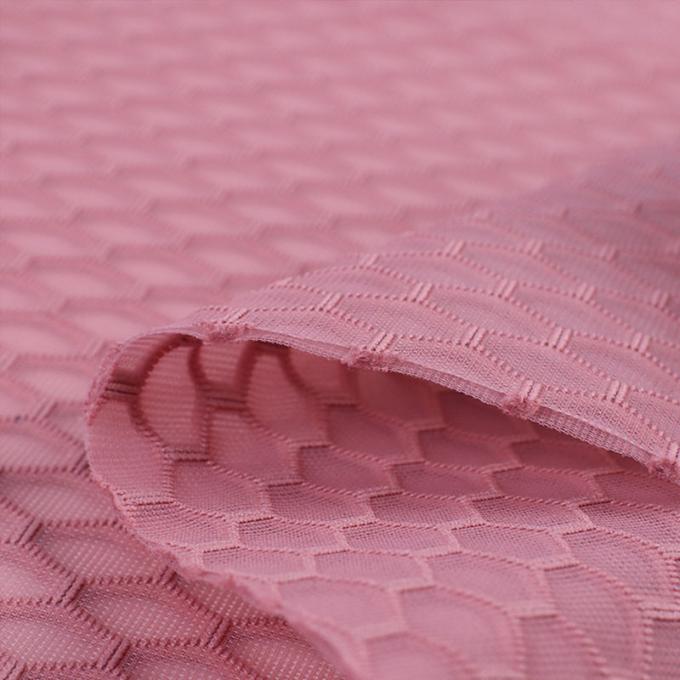เนื้อผ้าพอลิเอสเตอร์ Mesh 100% สายผูก Airmesh หายใจ สายผูก Spacer Mesh เนื้อผ้าสีดํา Fine Mesh 4