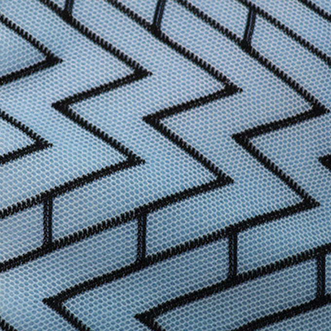 สีสอง 3D Spacer Mesh ล่าง stretchable Airmesh โพลีเอสเตอร์ แอทเลติก Mesh Fabric 2