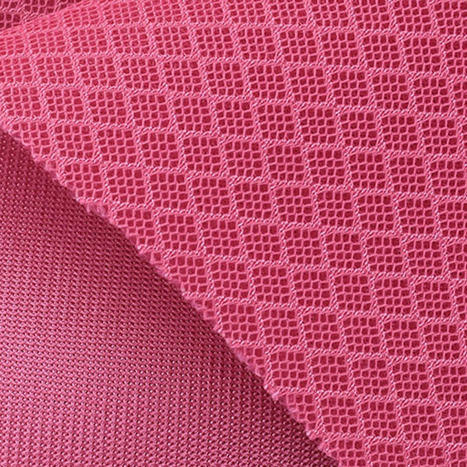 200×200 280gsm 3D Spacer Mesh โพลีเอสเตอร์ แอตเลติก Mesh Fabric สําหรับการเสริมความสวยงาม 0