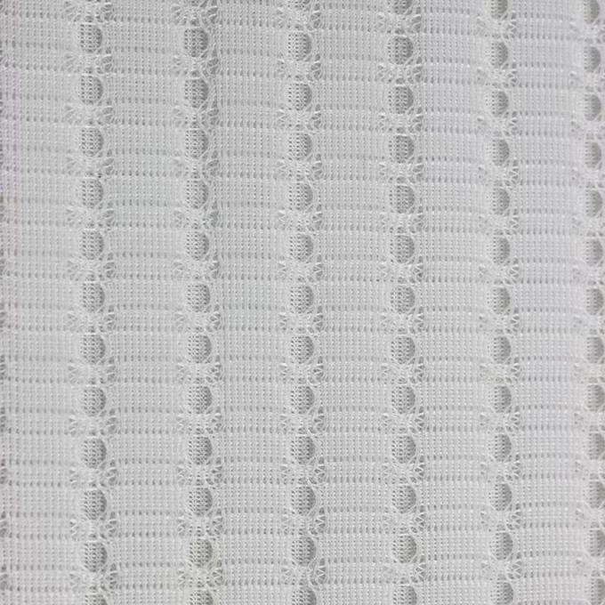 320gsm 75D Spacer Mesh Fabric เนื้อผ้าพอลิเอสเตอร์เบา เนื้อผ้า Mesh สําหรับชุดกีฬา 0