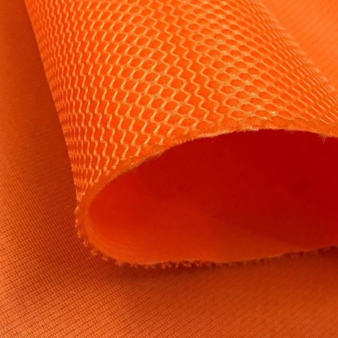 290gm 3D Spacer Mesh Fabric สายลมหายใจ 250 - 430GSM 2