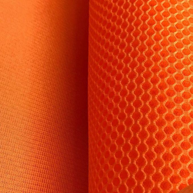 290gm 3D Spacer Mesh Fabric สายลมหายใจ 250 - 430GSM 0