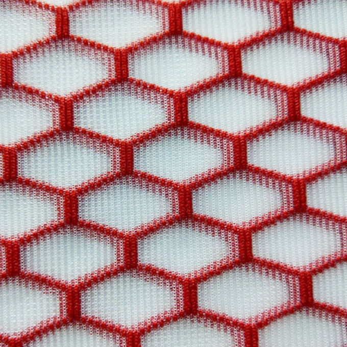 Airmesh 100% โพลีเอสเตอร์ Air Mesh Fabric สายผูก สายผูก 3d สายผูก 0