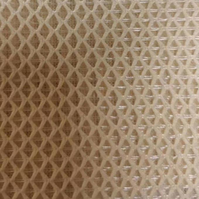 180 - 280GSM วัสดุ Mesh 3D Airmesh 100 เนื้อผ้า Polyester Mesh ความสามารถในการหายใจสูง 0
