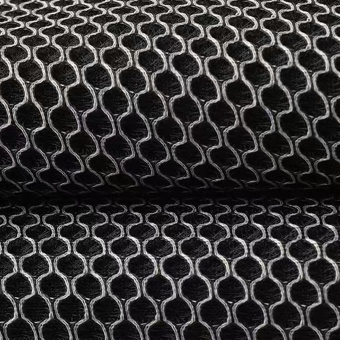Airmesh สี 3d Air Mesh Fabric หายใจ สายผูกผ้า 3 มม. 2