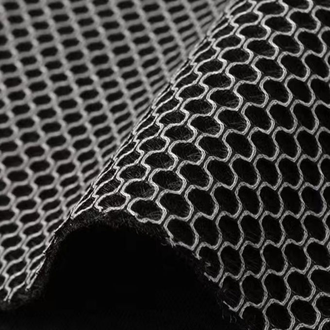 Airmesh สี 3d Air Mesh Fabric หายใจ สายผูกผ้า 3 มม. 1